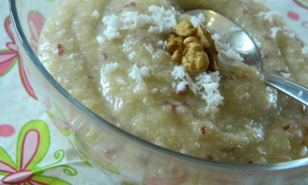 Amaranth cu mere si nuca