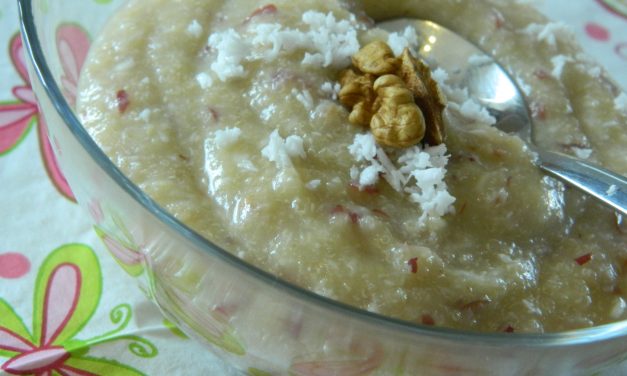 Amaranth cu mere si nuca